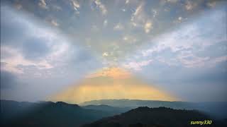 雲洞山莊夕陽縮時 1071010