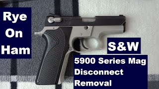 S&W 5900 Series (3rd Gen) Magazine Safety Removal
I walk you through removing the Magazine Disconnect (safety) on S&W 3rd Generation pistols like the 5906 as well as the 4000, 4500, 1000, 3900, and 6900 series pistols. Why? Watch the video!
Linked videos:
Slide Disassembly: https://youtu.be/CUV8SL_RjFo S&W 5900 Series (3rd Gen) Magazine Safety Removal