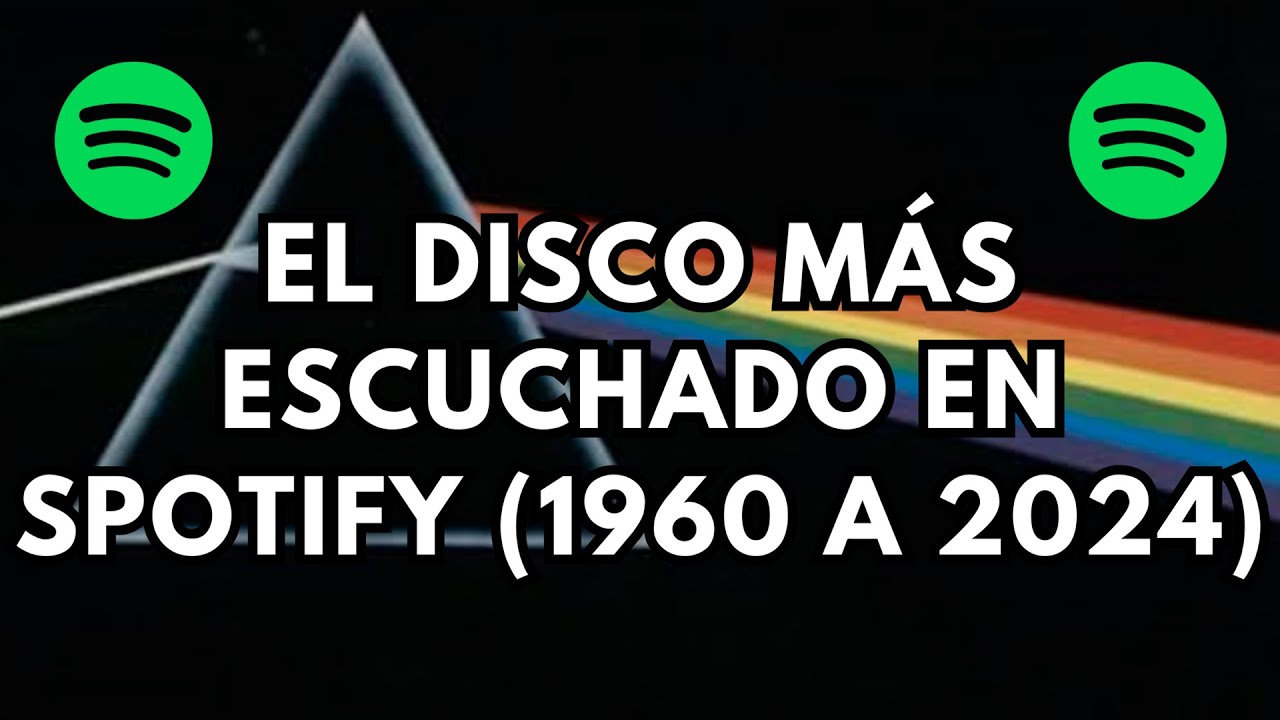 El Disco más escuchado de cada año (1960-2024) | most streamed álbum every year 1960-2024 