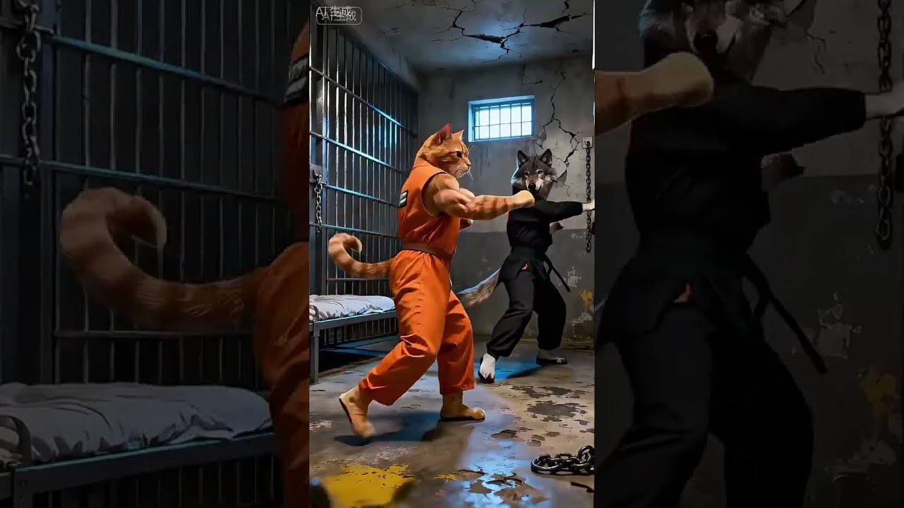 From Weakest to Strongest: The Epic Prison Revenge! 😼👊