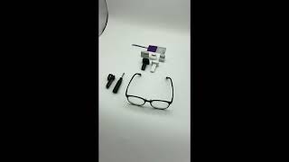 How to attach and remove EAS optical tag from glasses