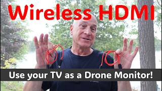 Watch your drone live on TV! Wireless HDMI connection review