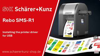 Schärer+Kunz  -  Rebo SMS 430 & SMS TAG ID2  -   Installing the printer driver for USB