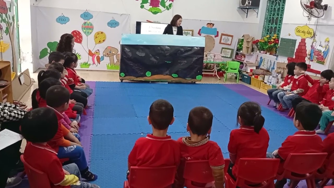 Tiết dạy chuyên đề Chuyện âm thanh đầm lầy. Lớp 4- 5 Tuổi