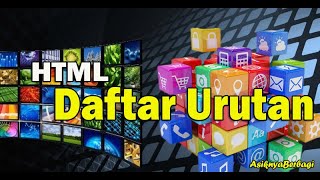 Tutorial HTML Dasar - Membuat Daftar Urutan di HTML | HTML Series (4)
