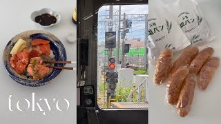 [japan vlog] 이제야 먹어본 긴자 원조 소금빵 맛집🥐, 북적이는 관광지 말고 로컬 분위기 가득한 동네에서 우동 먹고 카페 가고 산책 하는 잔잔한 도쿄 일상✨