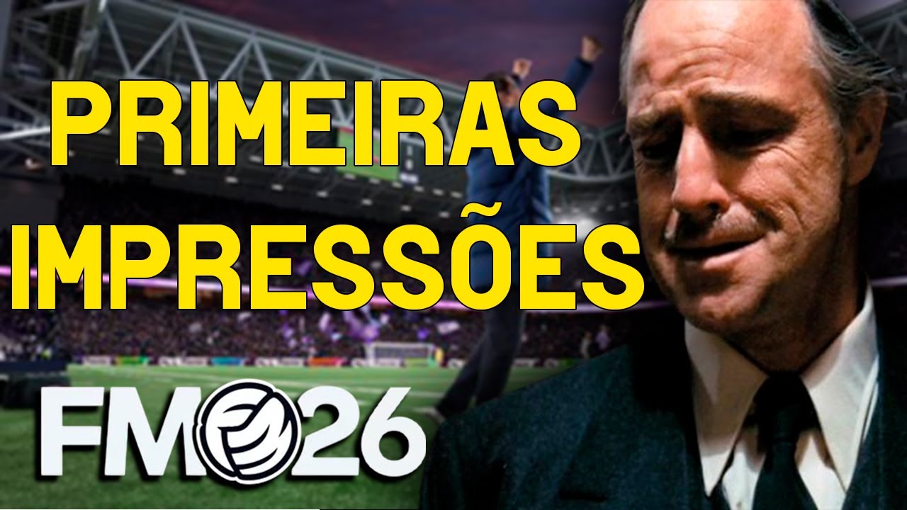 MINHAS PRIMEIRAS IMPRESSÕES do BETA do FOOTBALL MANAGER 2026