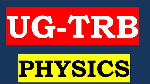 UG TRB Physics Unit 1 Friction Force