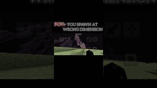 NEW Minecraft Glitch: End Ship Spawn!?           #minecraft #memes #shorts