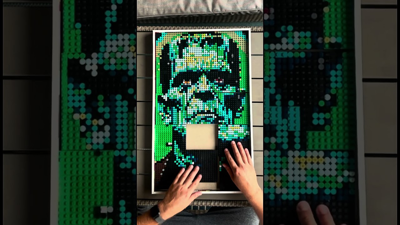Lego Mosaic Frankenstein 