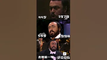 Pavarotti In Different Age Sing Nessun Dorma From Turandot Part 1 