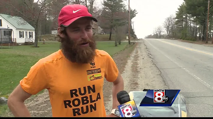 Championship runner recreates Forrest Gump's cross...