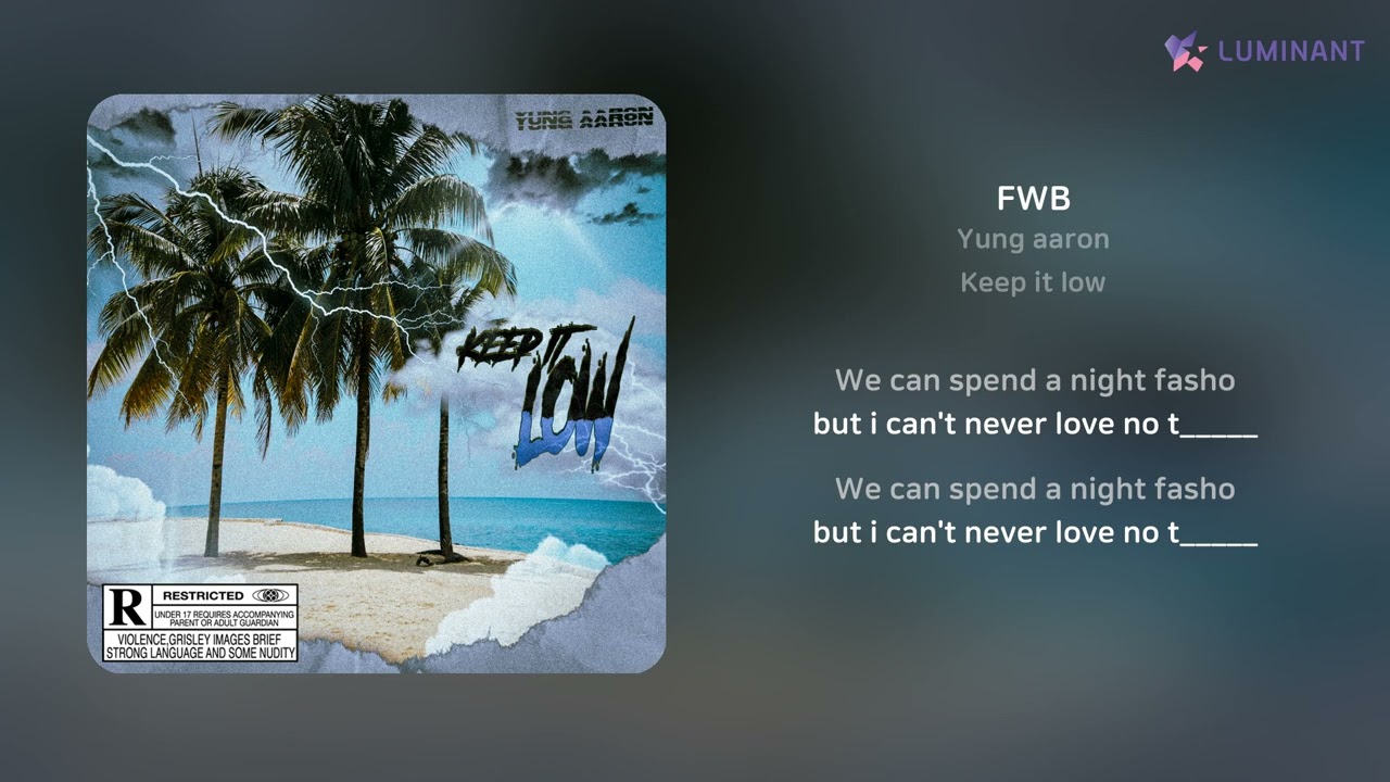 Watch Yung aaron - FWB | 가사 (Lyrics) on YouTube Watch Yung aaron - FWB | 가사 (Lyrics) on YouTube
