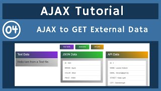 04. AJAX to fetch JSON data from an External URL | AJAX Tutorial | UiBrains | NAVEEN SAGGAM