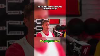 Did the ABA Merger Put a Spotlight on Kareem's MVPs?