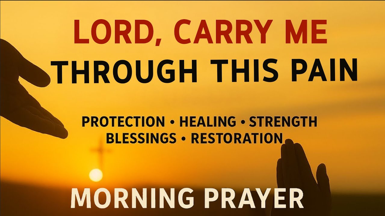 Молитва, чтобы увидеть Божий замысел в вашей боли | Утренняя молитва
