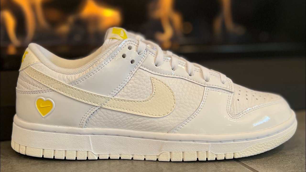 Nike Dunk Low Women’s Valentines Day Yellow Heart Review, Sizing, and ...