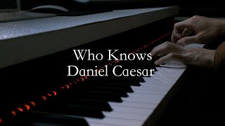 Daniel Caesar - Who Knows | Piano Cover by Meng