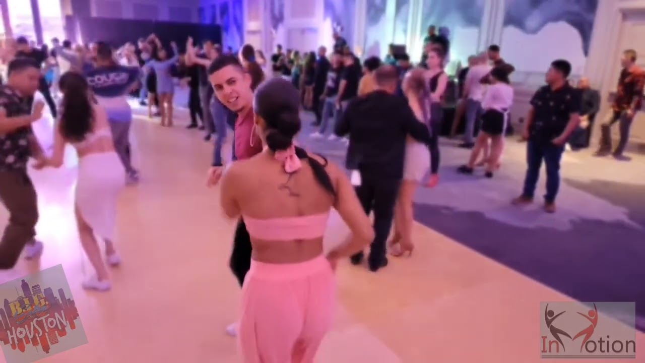 Oscar Y Barbara Yamulee - salsa social dancing| @ BIG Houston Fest 2022