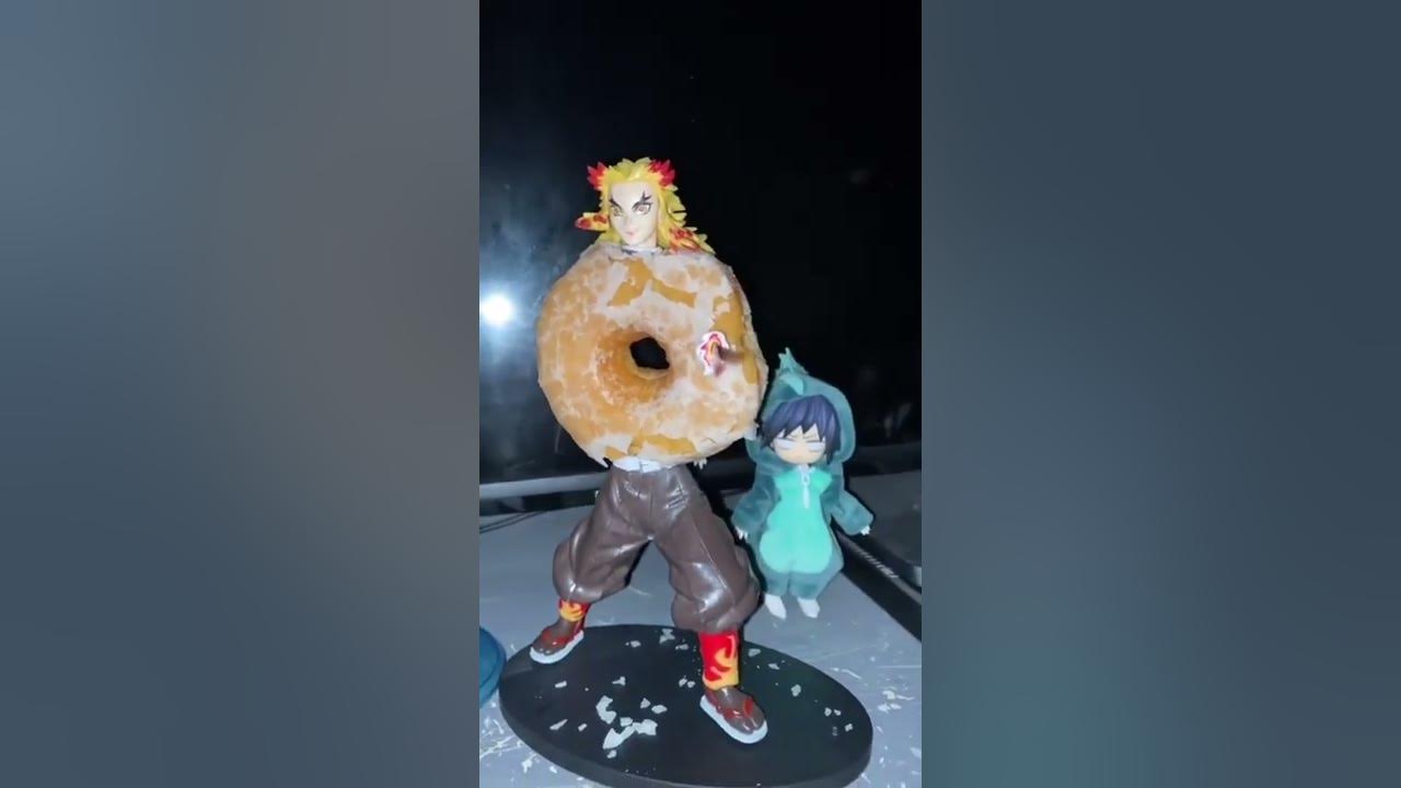 kyojuro rengoku as a donut #demonslayer #kny #anime - YouTube - Anime Characters That Got Turned Into Donuts