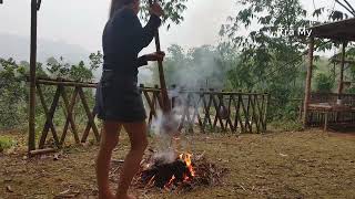 The Girl, Tra My, Returns To Her Old House, Only To Be Surprised To Find A Masked Man Inside.