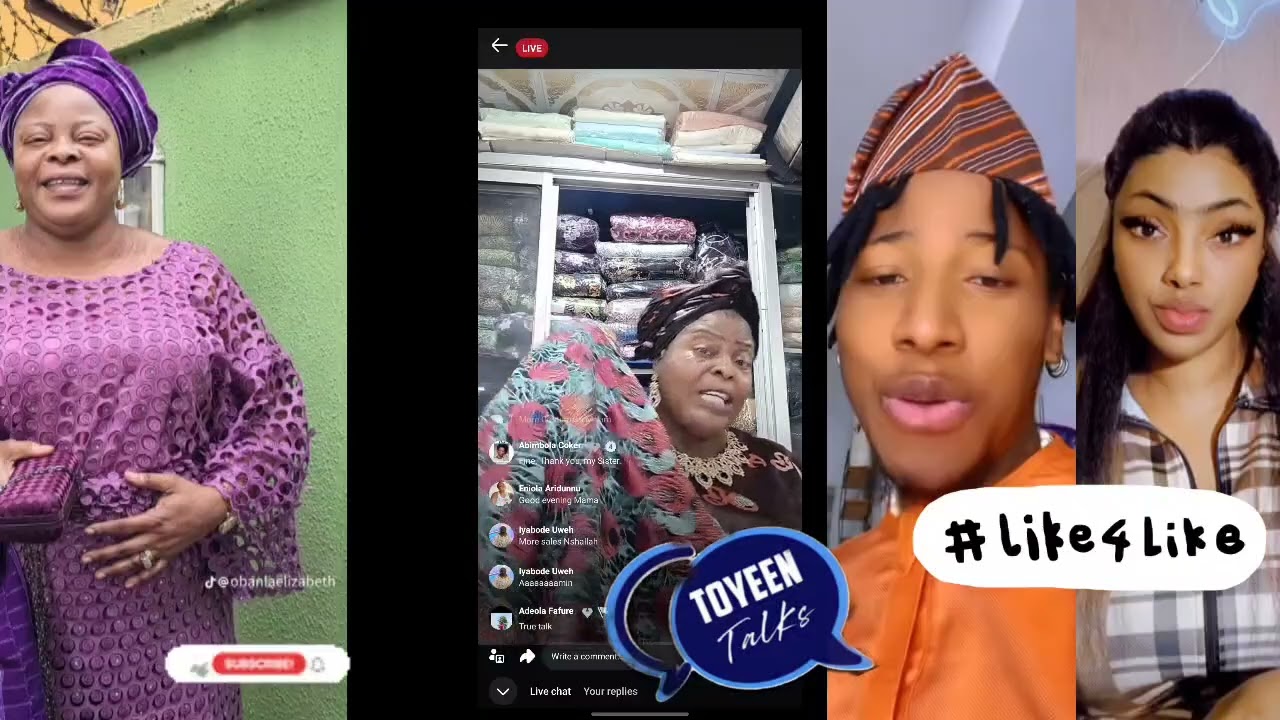 MAMA OBANLA HAS FINALLY COME TO HAVE A TAKE ON BODA AKEEM AND AUNTY OJUABE FIGHT OO ..