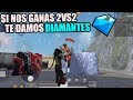 🔴SI NOS GANAS 2VS2 TE REGALAMOS 1000 DIAMANTES! & REGALANDO CÓDIGOS DE DIAMANTES | FREE FIRE #568K