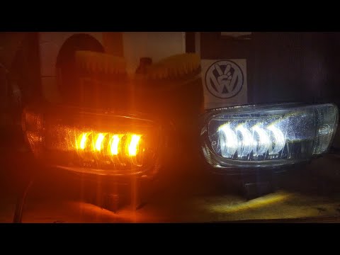 VW T4 НОВЫЕ ЛЭД ПТФ, ДЕЛАЕМ САМИ-VW T4 NEW LED PTF, WE DO IT OURSELVES