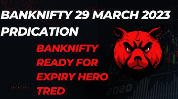 BANKNIFTY READY FOR EXPIRY.  PRIDICATION  29 MARCH 2023 |WE ARE TRADER #banknifty