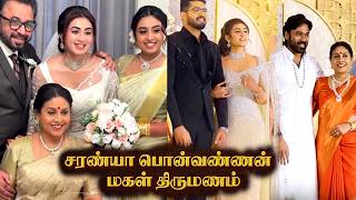 Saranya Ponvannan Daughter Weddingdhh Entry - Chandhini & Don Suriya Karthi Cm Stalin