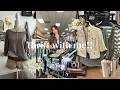 thrift with me!! spring neutrals, a realistic thrift trip, get to know me 🌼🌾✨