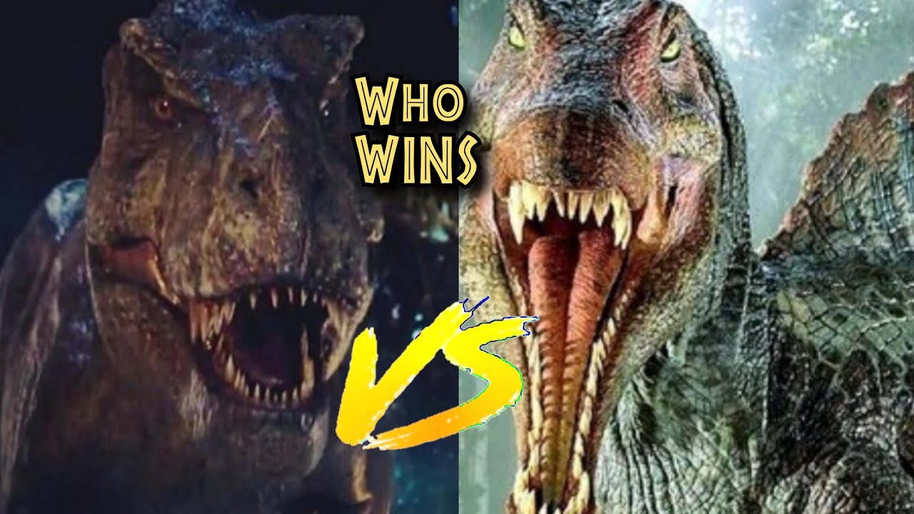 Rexy Vs Jp3 Spinosaurus Who Would Win Youtube 