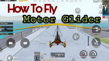 How to fly Motor Glider | PUBG MOBILE | WARRIOR SAHED |