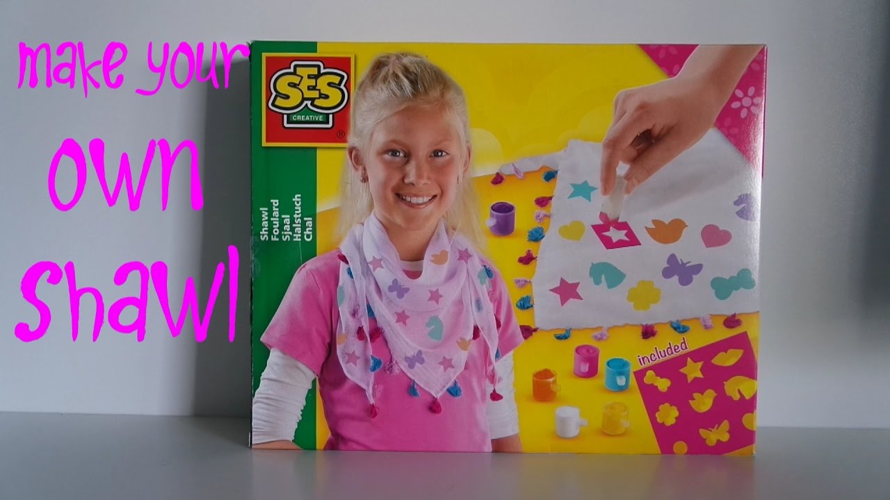 MAKE YOUR OWN SHAWL WITH SES CREATIVE KIDS - MADE BY UNBOXKIDSTOYS