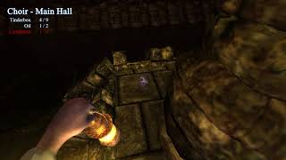 Amnesia: The Dark Descent (Choir - Main Hall) All Collectibles (normal difficulty)