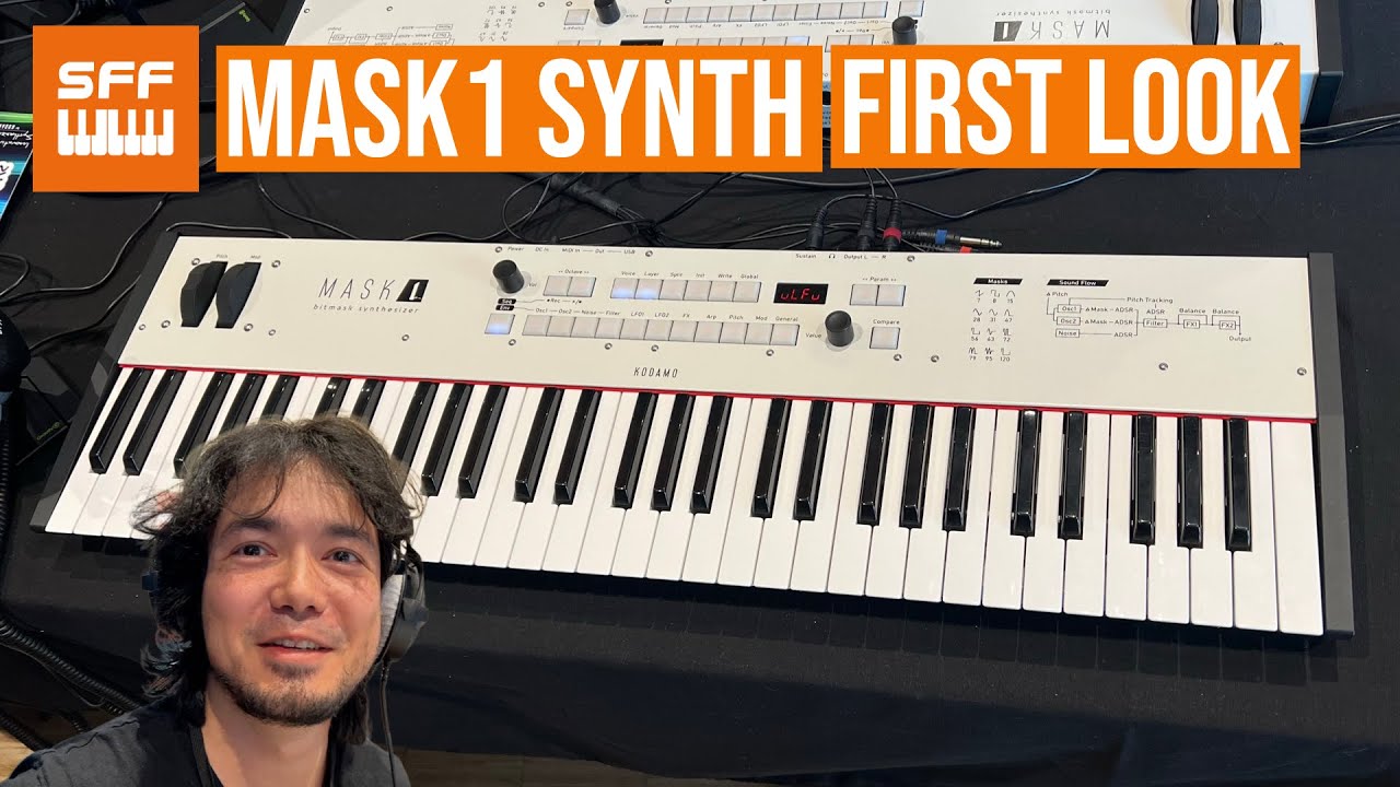 Kodamo MASK1 First Look - Polyphonic Bitmask Synthesizer | SynthFest ...