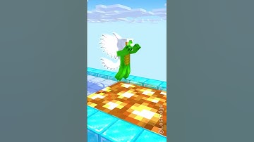 Angel Devil Run: JJ VS Mikey Maizen - Minecraft Shorts #maizen #mikeykun #jjandmikey #minecraft