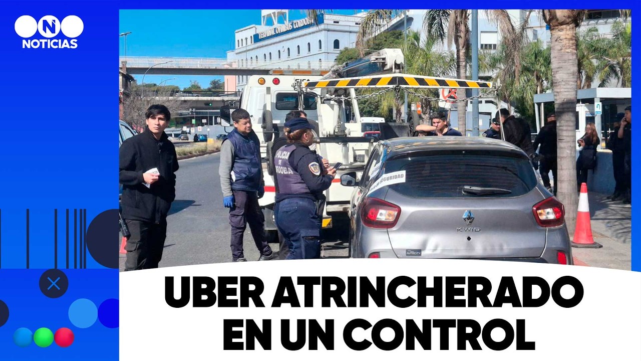 ►Desesperación: un chofer de aplicación se atrincheró para evitar perder su vehículo alquilado