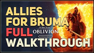 Allies for Bruma Full Walkthrough The Elder Scrolls 4 Oblivion Remastered