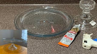 Thrift Store Find Turned Into a Cake Stand! DIY Cake Stand!