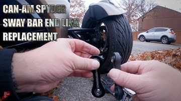INSTALLING AFTERMARKET SPYDER F3T  END LINKS IN THE STREET.