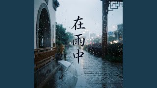 在雨中
