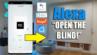 BENEXMART Smart Blind Engine works with Alexa / Google Assistant / Tuya Smart Life