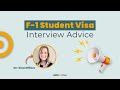 F1 student visa interview advice