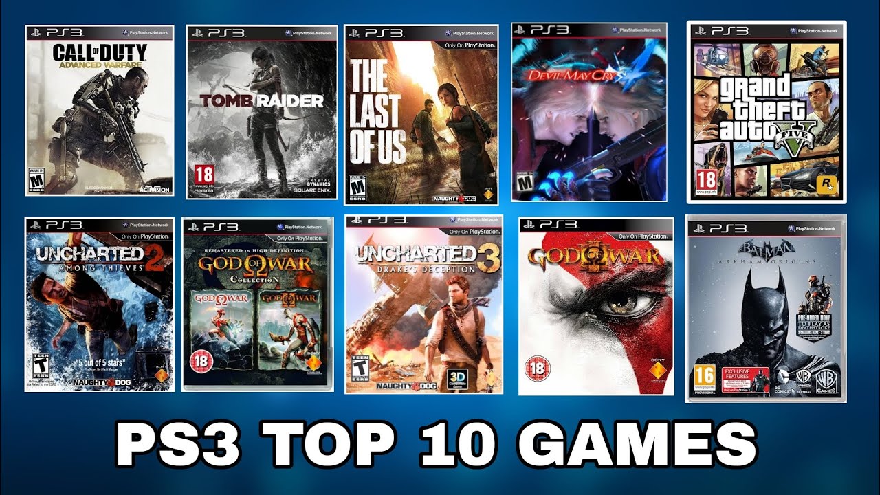 TOP 10 BEST PLAYSTATION 3 GAMES OF ALL TIME BEST PS3 GAMES IN 2024