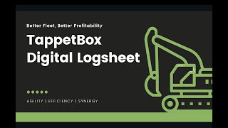 Presenting - Digital Log-sheet