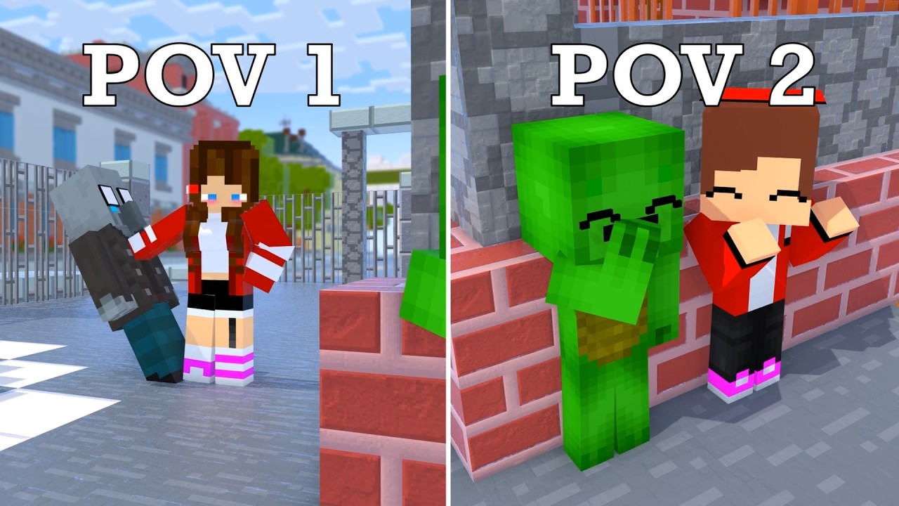 POV 1 & 2 Funny JJ Mikey Video Pt5 - Maizen Minecraft Animation JJ & Mikey
