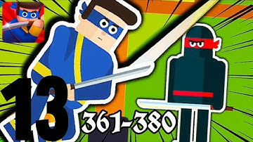 Mr.Ninja - Slicey puzzles ( Level 361-380 ) GamePlay walkthrough part 13 ( iOS,Androi )