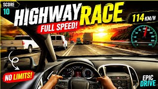 HIGHWAY RACE GAMEPLAY 🔥 Full Speed Traffic Racing | No Limits Driving Game screenshot 1
