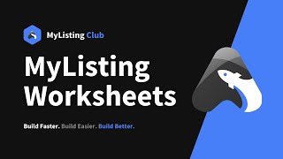MyListing Worksheets